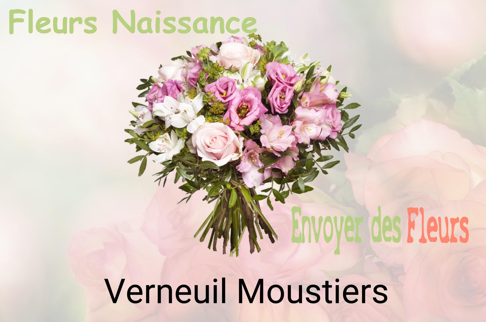 Bouquet de fleurs de naissance livré à Verneuil-Moustiers